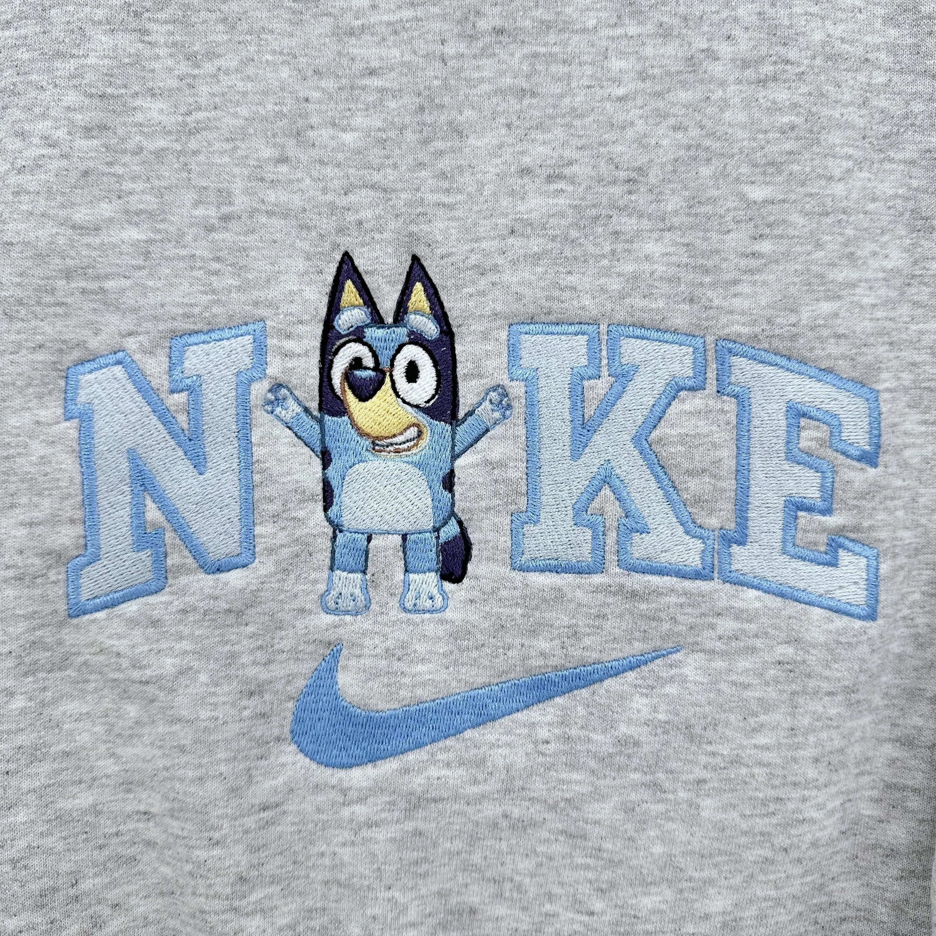 Nike Bluey Embroidered YOUTH Sweatshirt Kids Boy Girl Unisex Crewneck