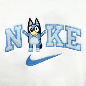 Nike Bluey Embroidered YOUTH Sweatshirt Kids Boy Girl Unisex Crewneck