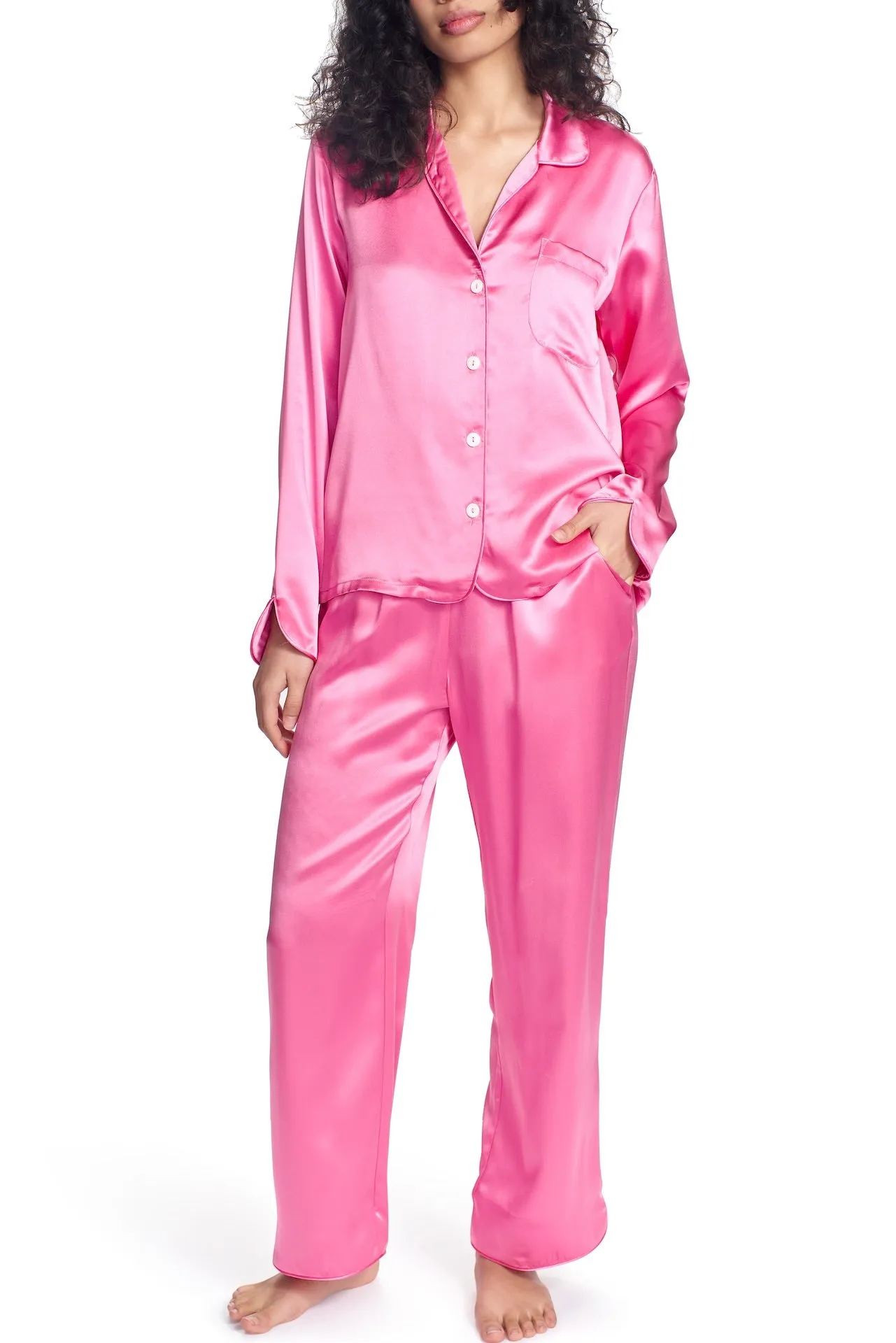 OPAL SILK PAJAMA LOUNGE SET