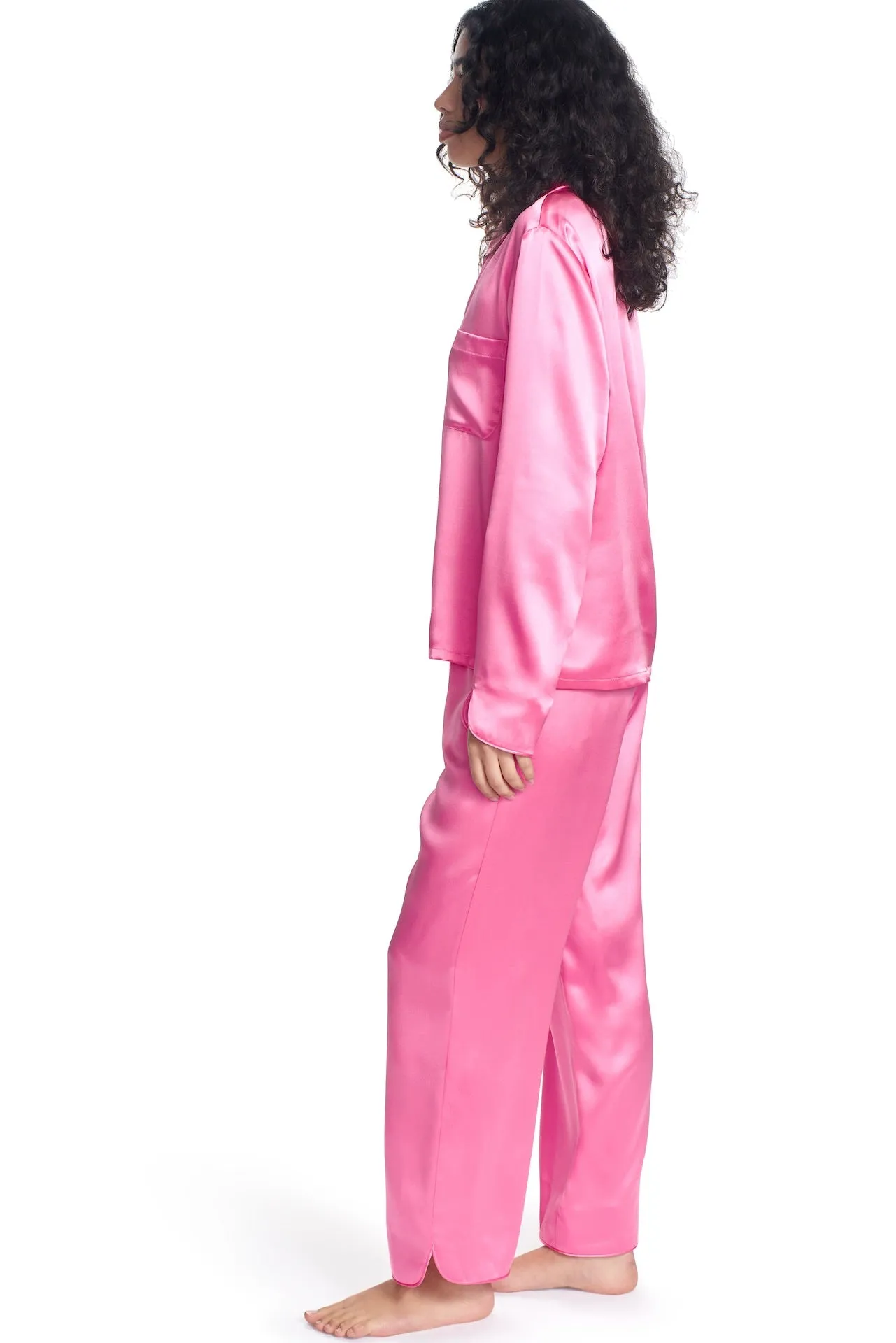 OPAL SILK PAJAMA LOUNGE SET