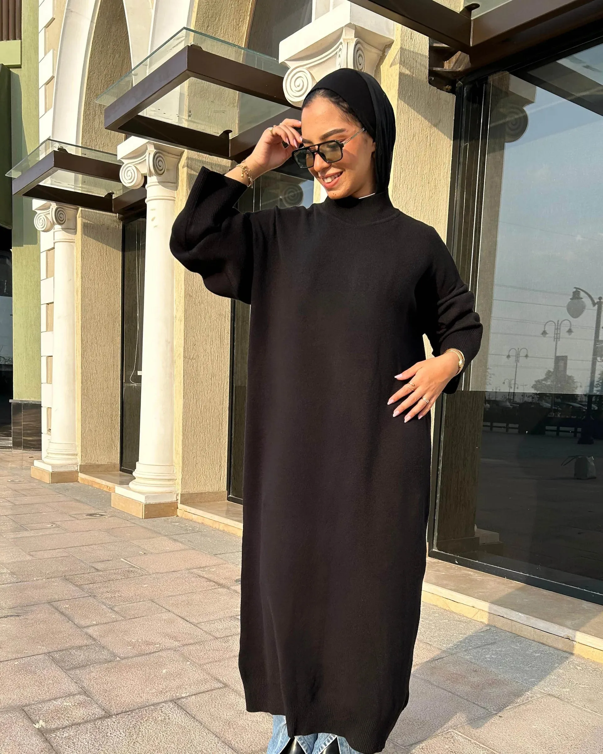 Oversized Trico Dress (K733) - Just4women