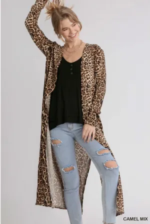 Penny Leopard Print Cardigan