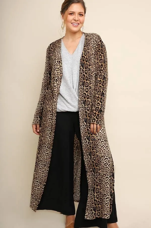 Penny Leopard Print Cardigan