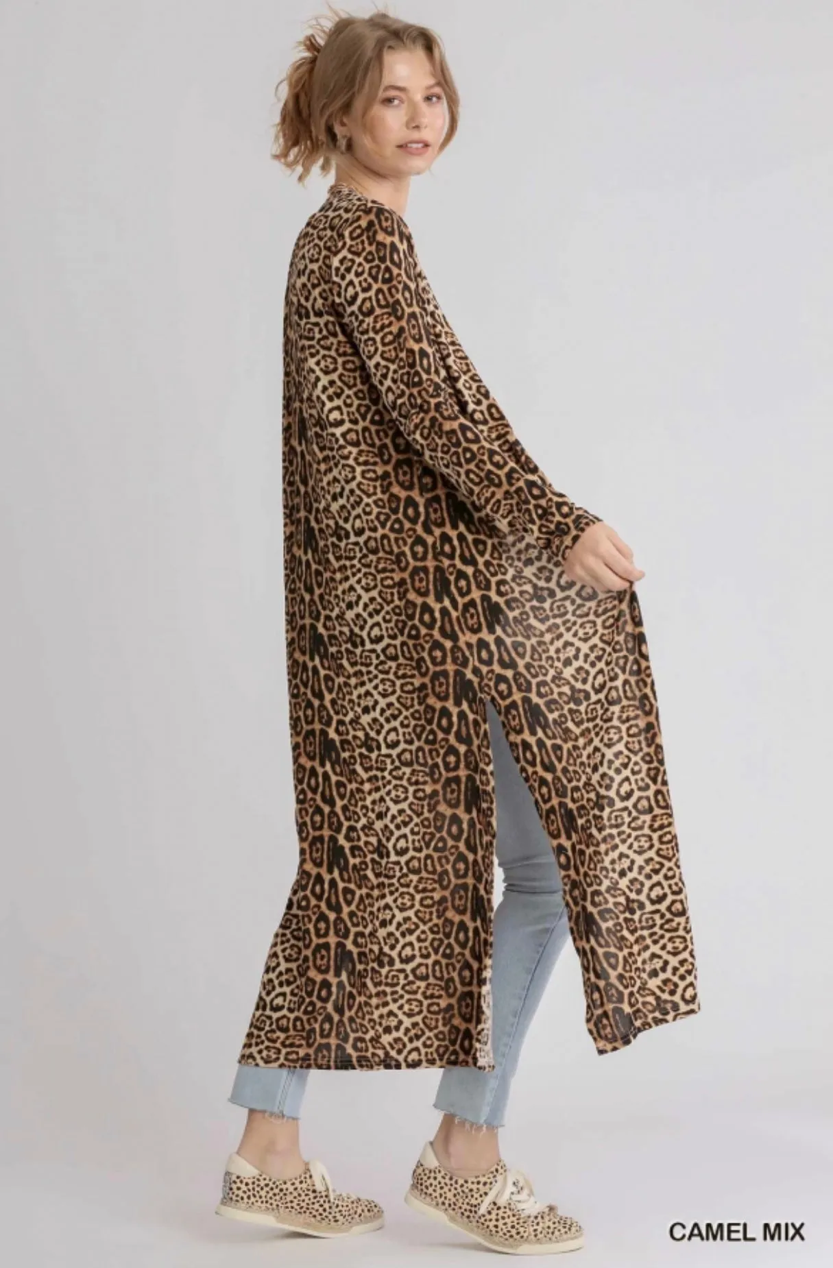 Penny Leopard Print Cardigan
