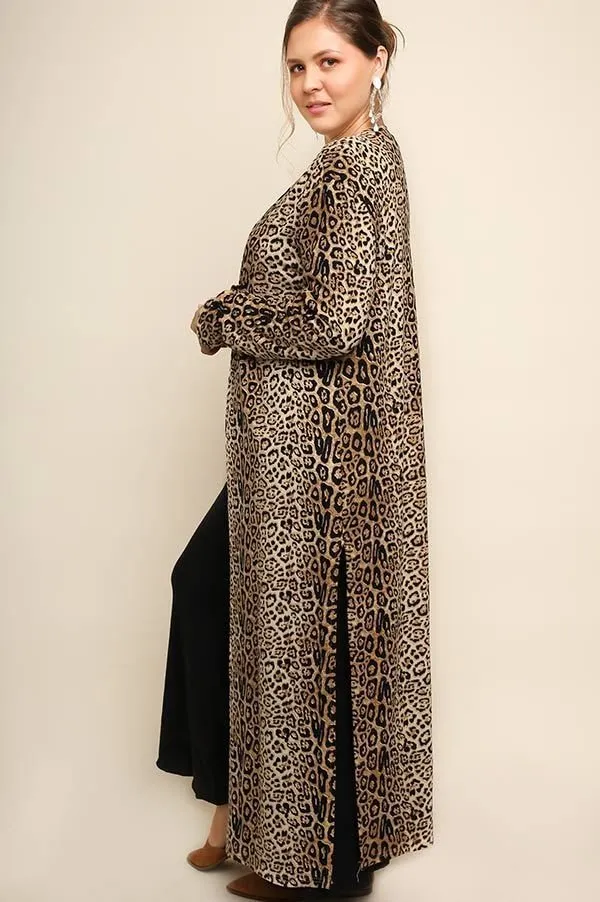 Penny Leopard Print Cardigan