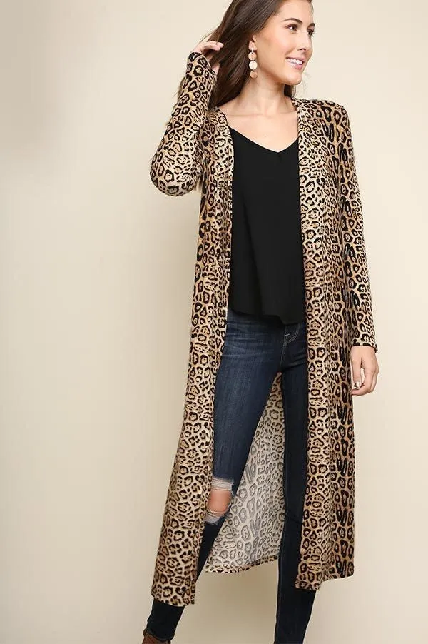 Penny Leopard Print Cardigan