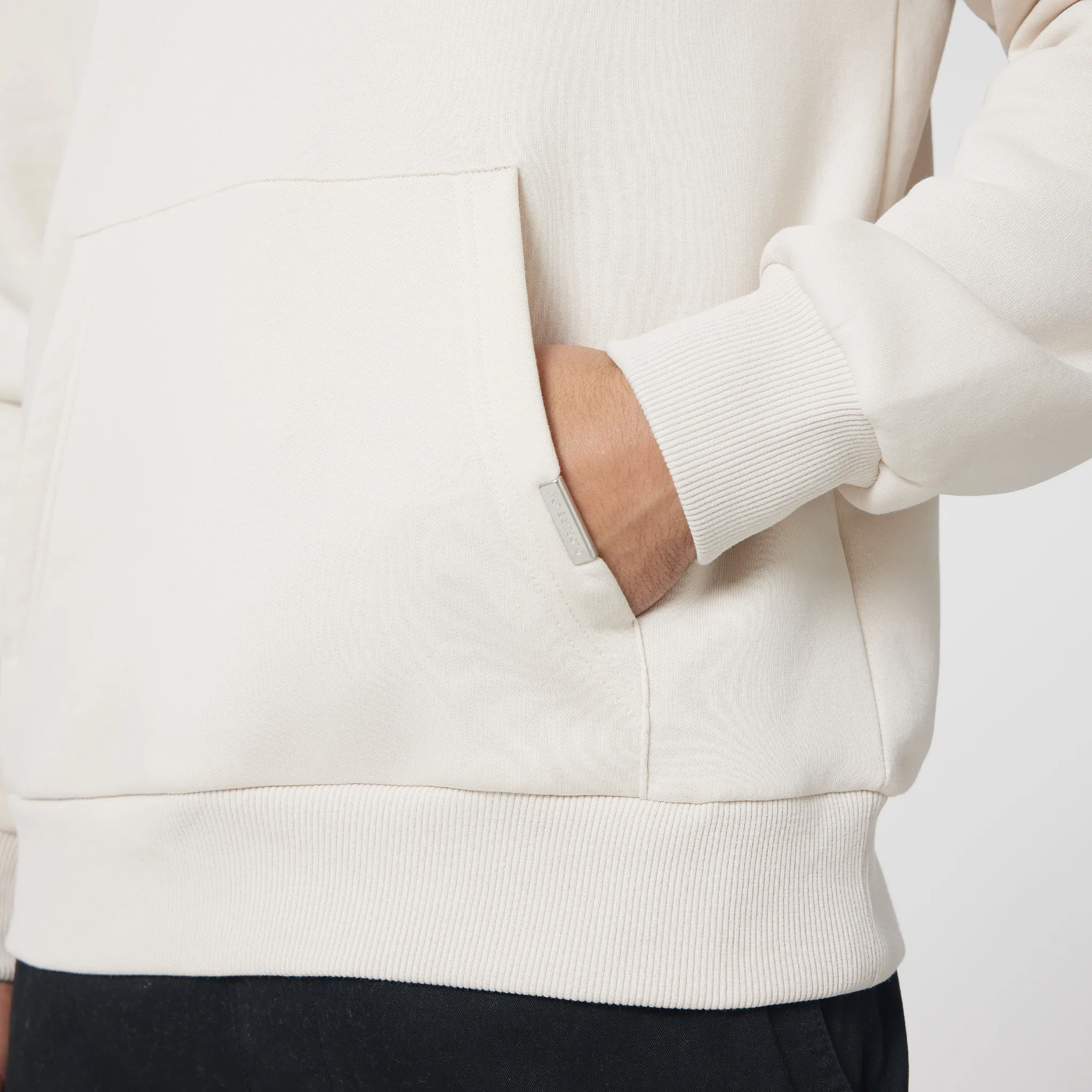 Relaxed Fit Hoodie | Light Stone