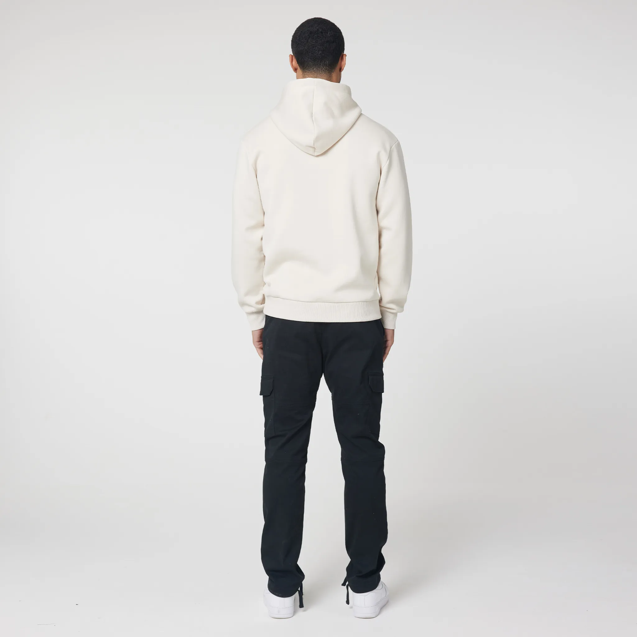 Relaxed Fit Hoodie | Light Stone