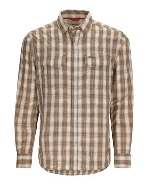 Simm's - M's Big Sky Fishing Shirt - Driftwood Plaid