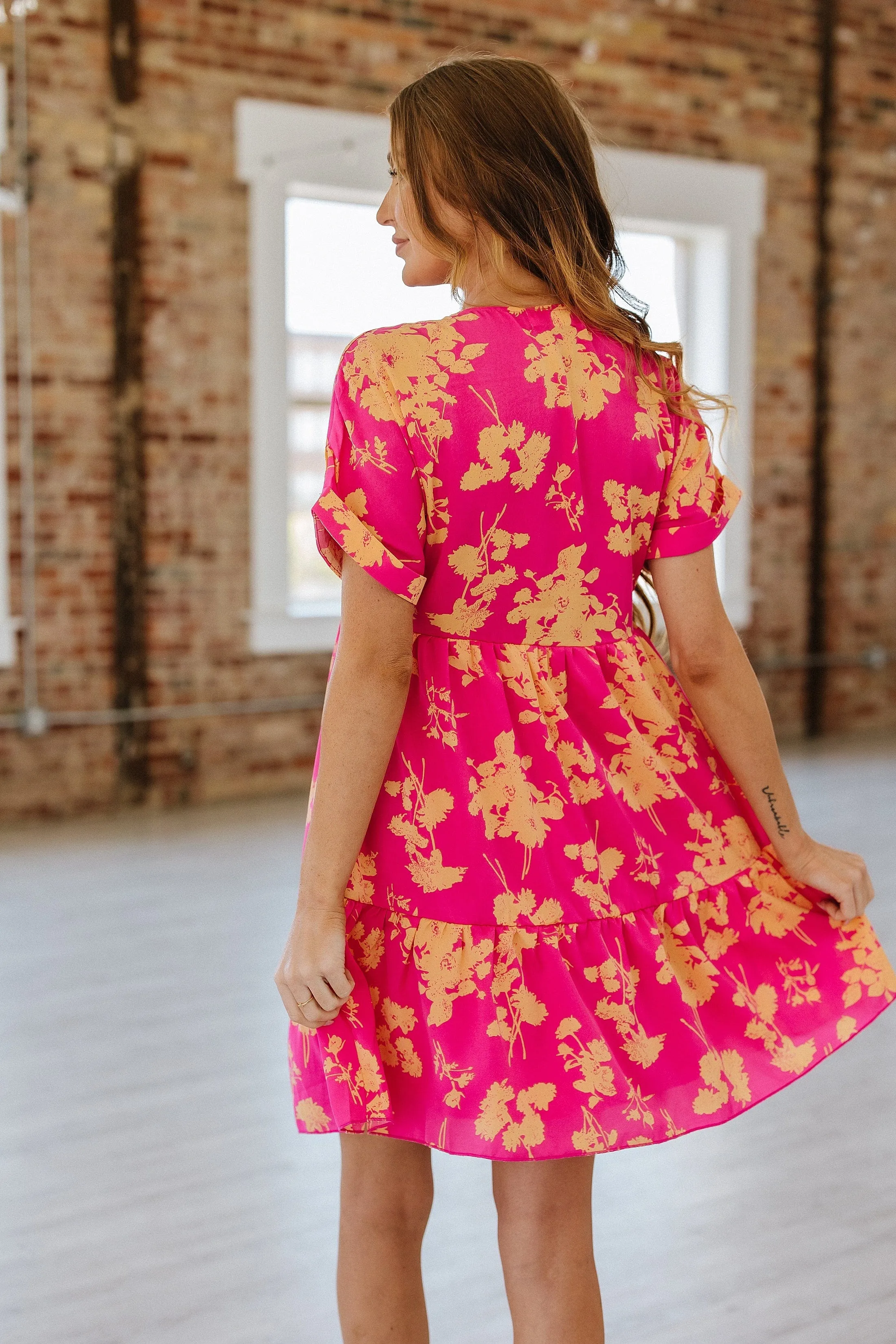 Simpson Ruffled Mini Dress | DROPSHIP