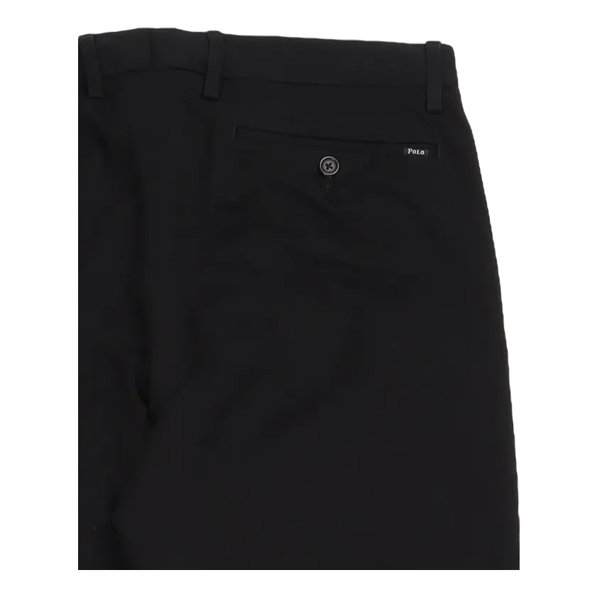 Stretch Slim Fit Chino Pant Polo Black