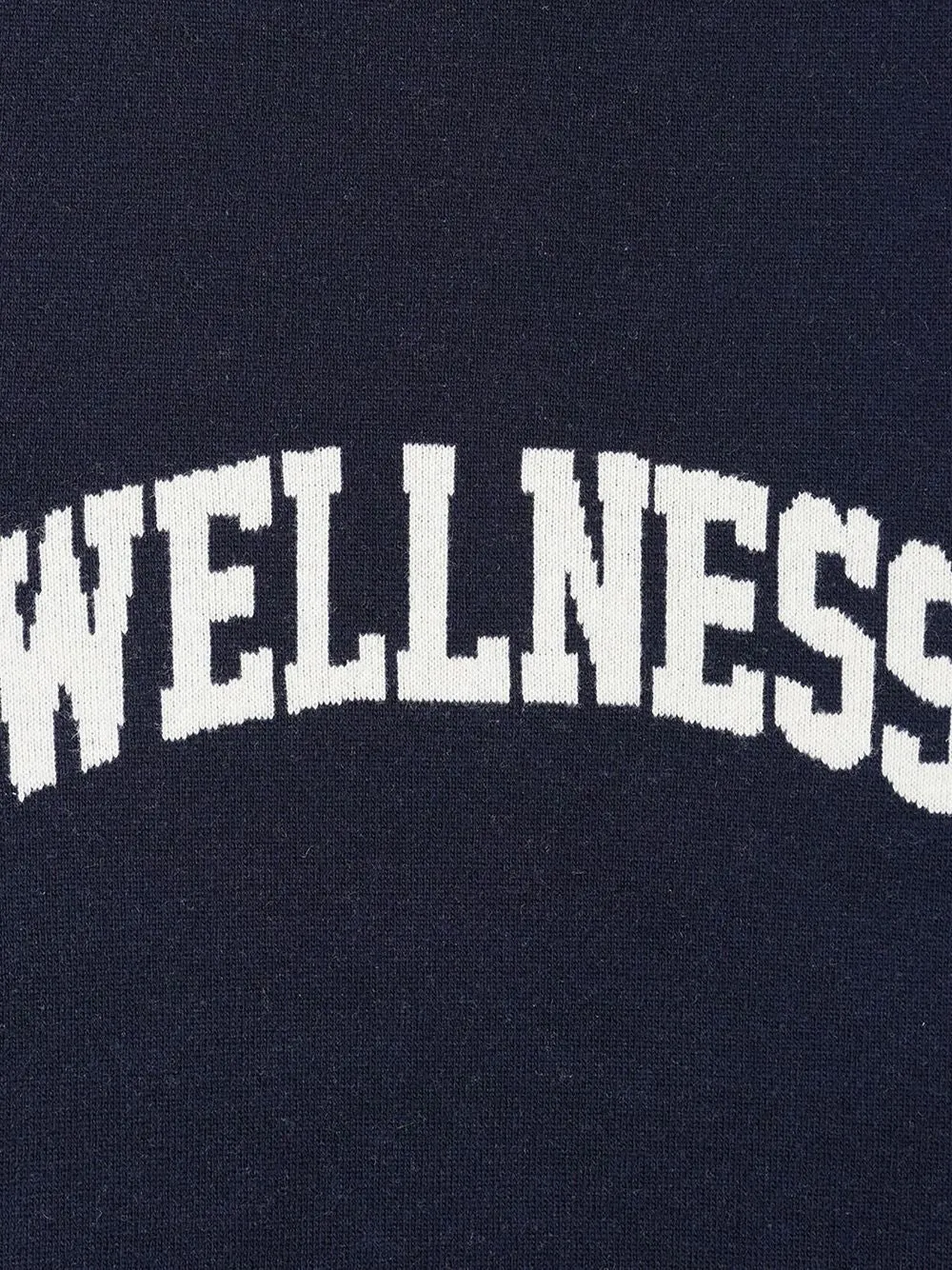text-print wool jumper