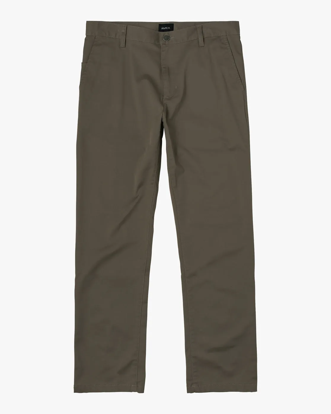 The Weekend Stretch Straight Fit Pants - Olive