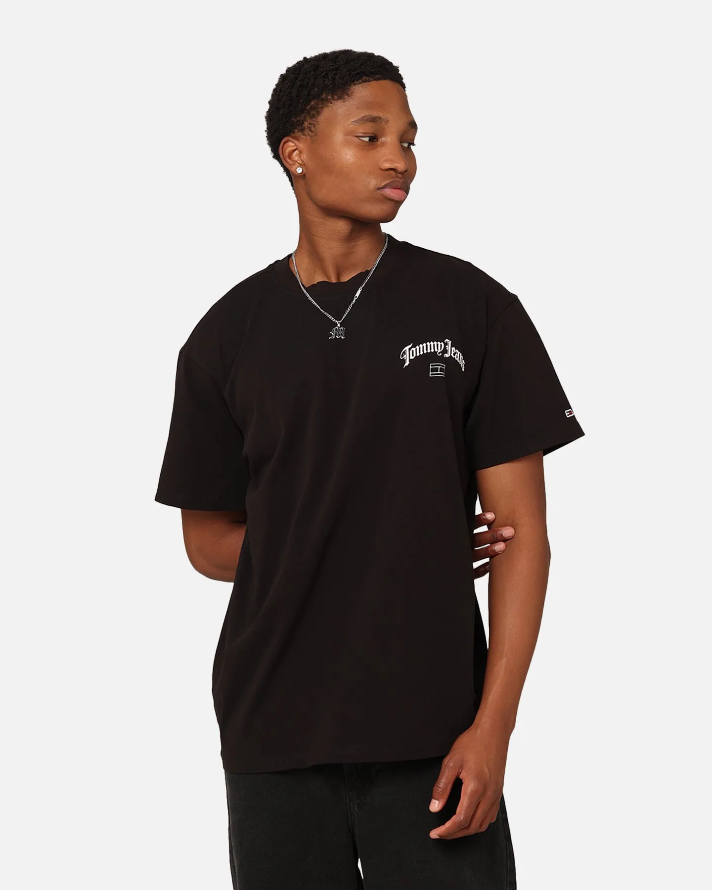 Tommy Jeans Relaxed Grunge Arch Back T-Shirt Black