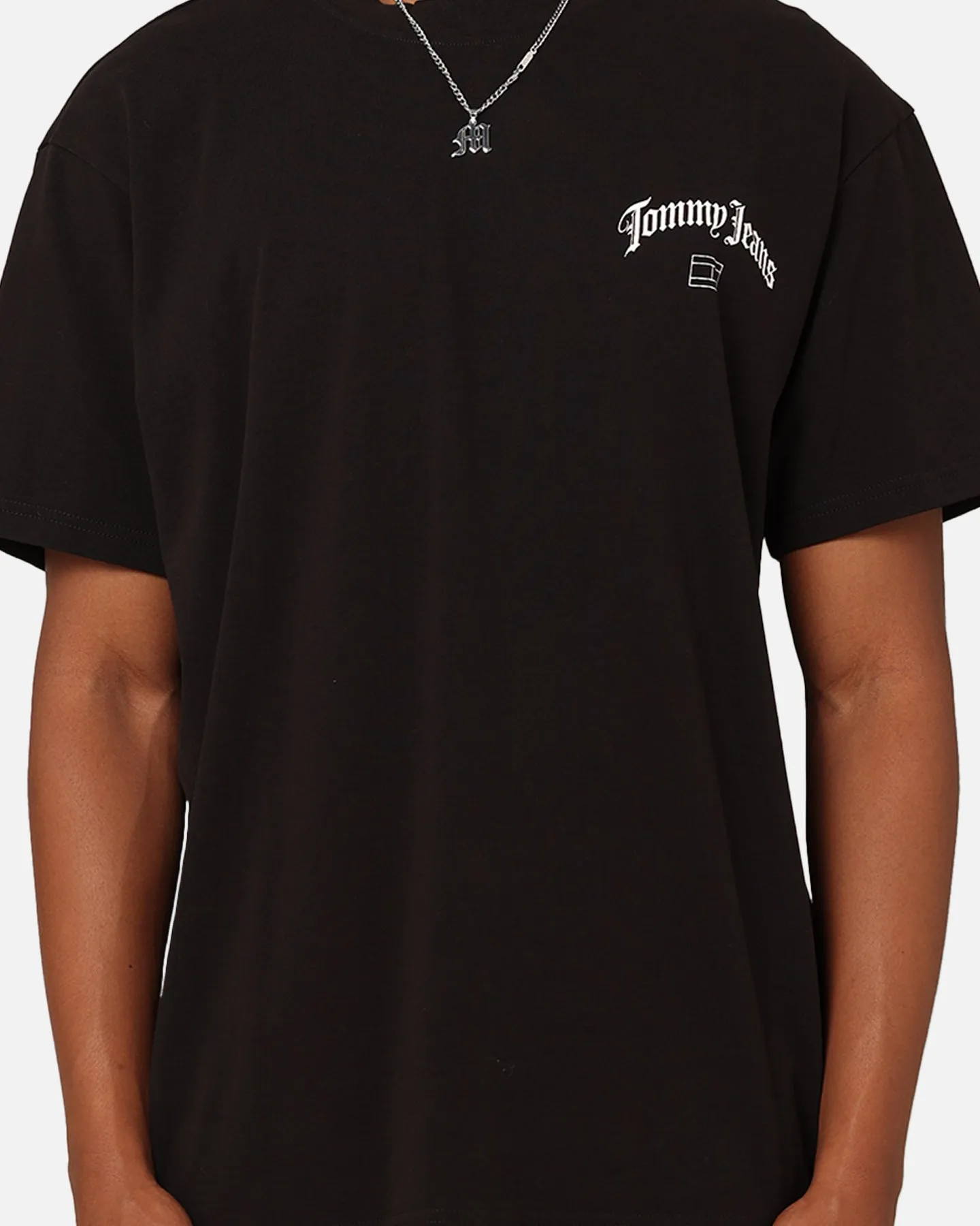 Tommy Jeans Relaxed Grunge Arch Back T-Shirt Black