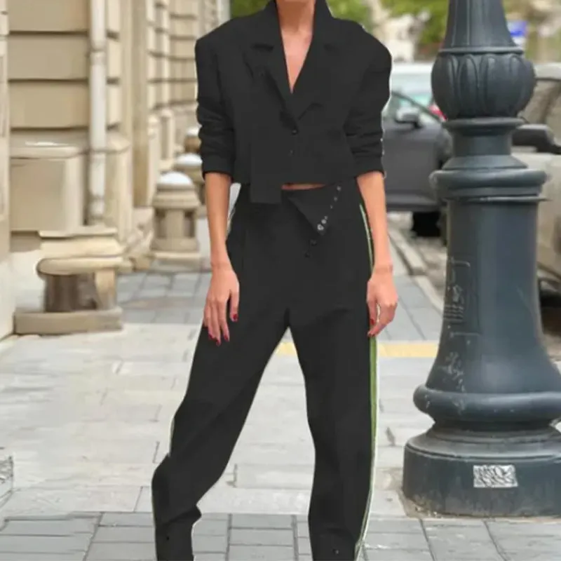 Unique design casual Suit pant