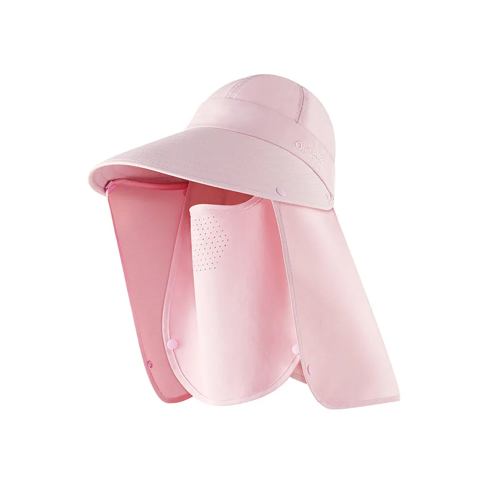 Unisex Fishing Hiking Sun Protection Face Neck Cover Flap Hat UPF 50 