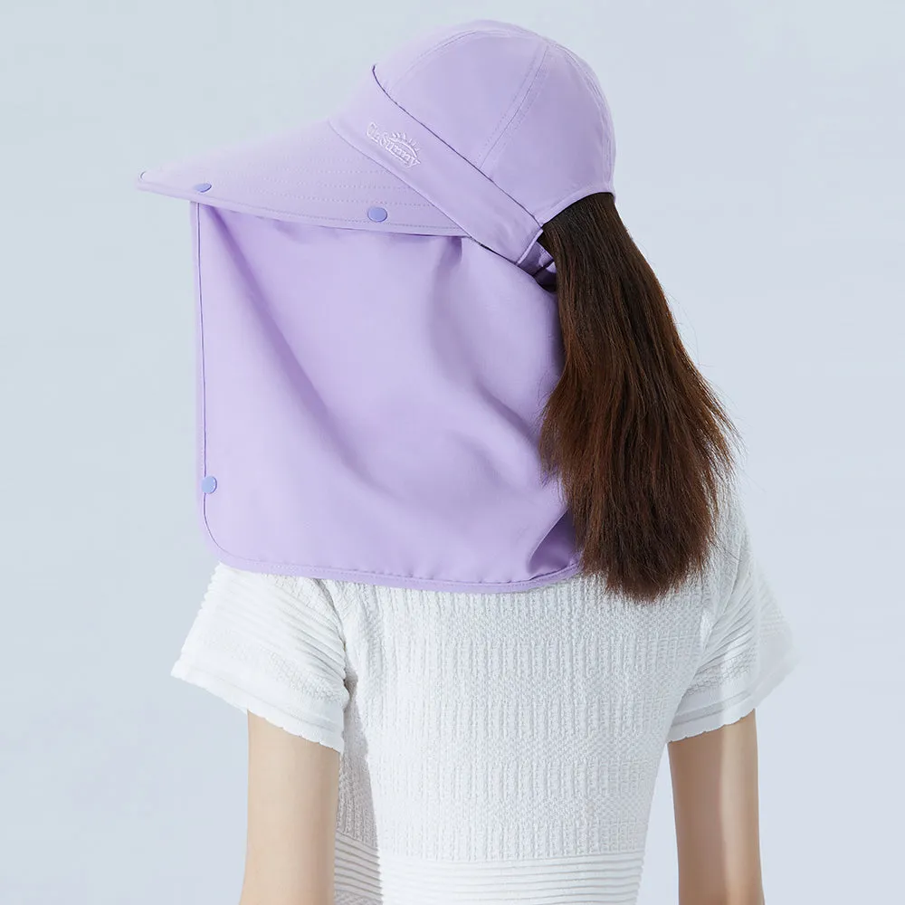 Unisex Fishing Hiking Sun Protection Face Neck Cover Flap Hat UPF 50 