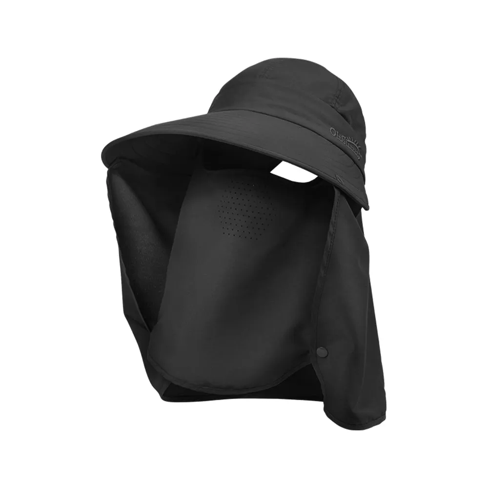 Unisex Fishing Hiking Sun Protection Face Neck Cover Flap Hat UPF 50 