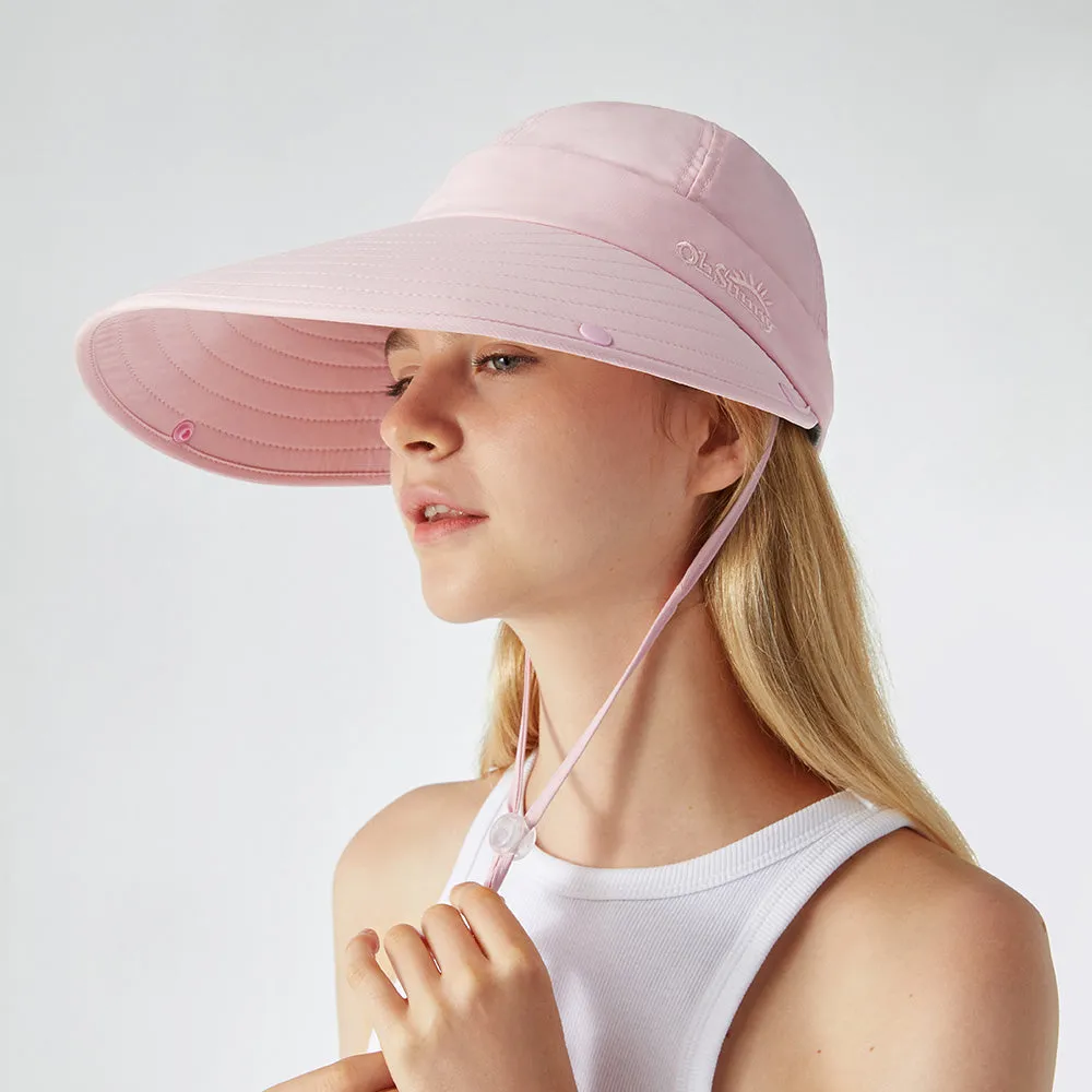 Unisex Fishing Hiking Sun Protection Face Neck Cover Flap Hat UPF 50 