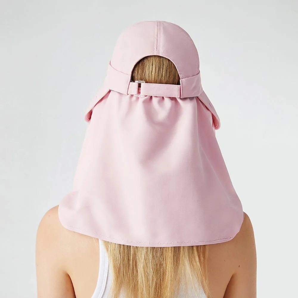 Unisex Fishing Hiking Sun Protection Face Neck Cover Flap Hat UPF 50 