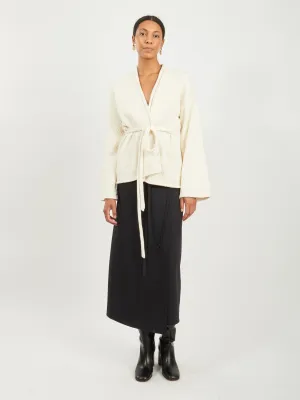 White Zig Zag Cardigan