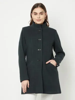 Women Mountain Green Coat