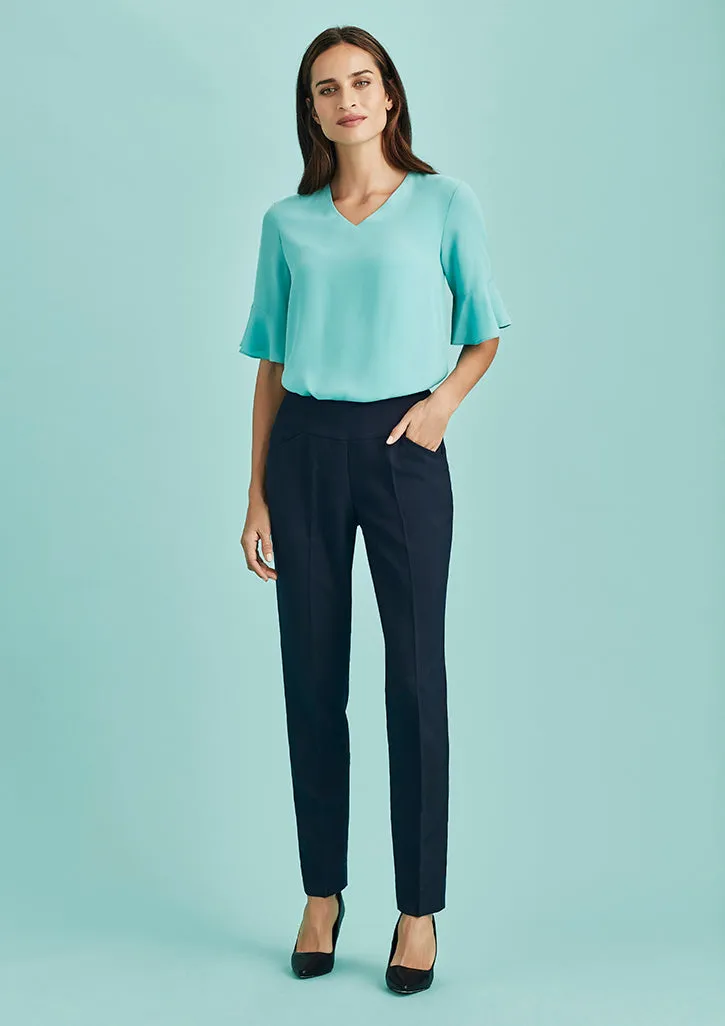 Womens Bandless Slim Leg Pant - 10121
