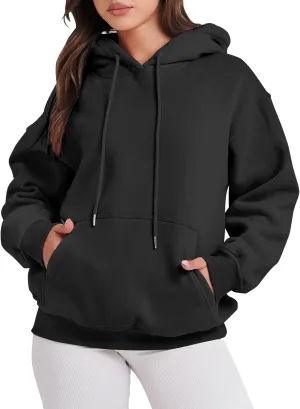 Womens Oversized Hoodies Fleece Sweatshirts Long Sleeve Sweaters Pullover Fall Outfits sweatshirts