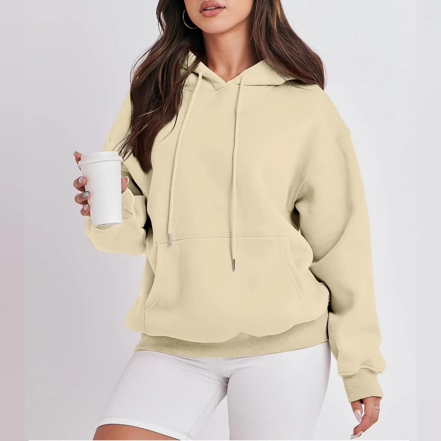 Womens Oversized Hoodies Fleece Sweatshirts Long Sleeve Sweaters Pullover Fall Outfits sweatshirts