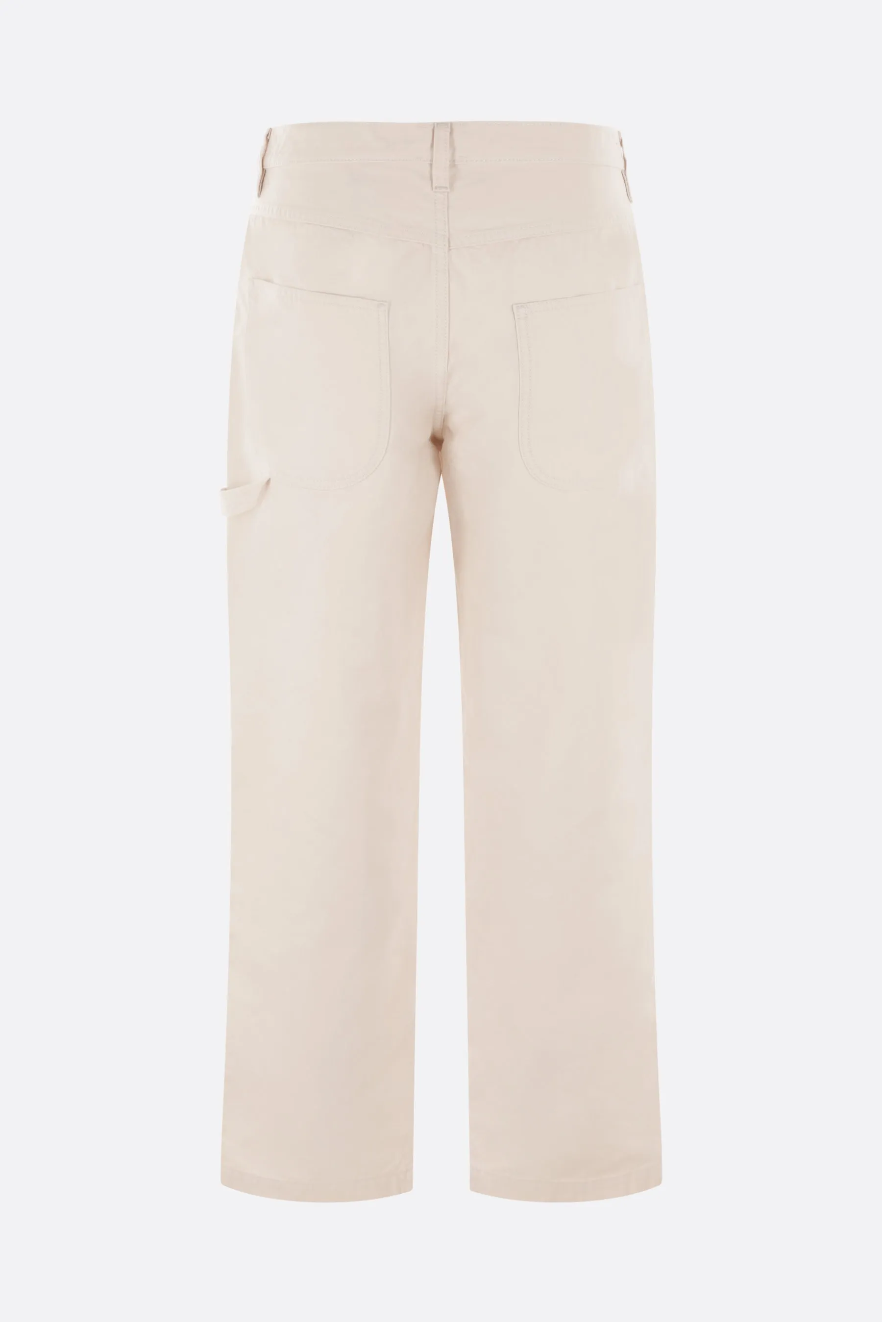Workwear Pattern Cotton Pants