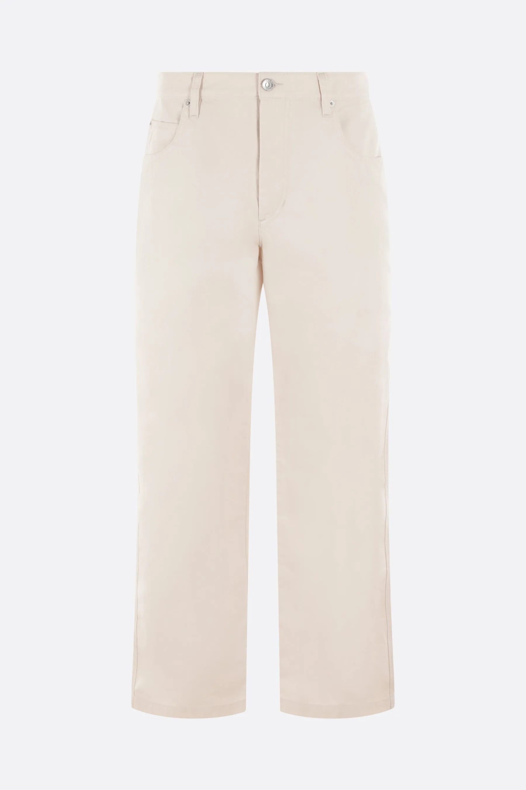Workwear Pattern Cotton Pants