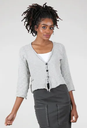 Zaza Petite Cardie, Light Gray